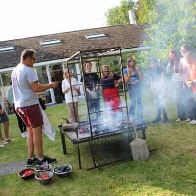 Cooking with fire alongside Philleigh Way’s head tutor for ‘Taste’ at Truro High chefs