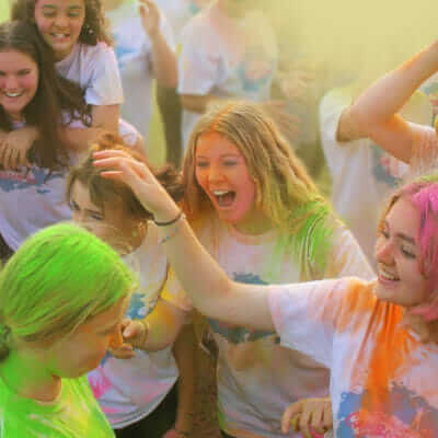 Truro High marks International Day of the Girl with rainbow run in aid of partner school in Cambodia