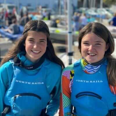 Truro High sisters Lily and Kitty rank 2nd in the RS Feva Winter Championships